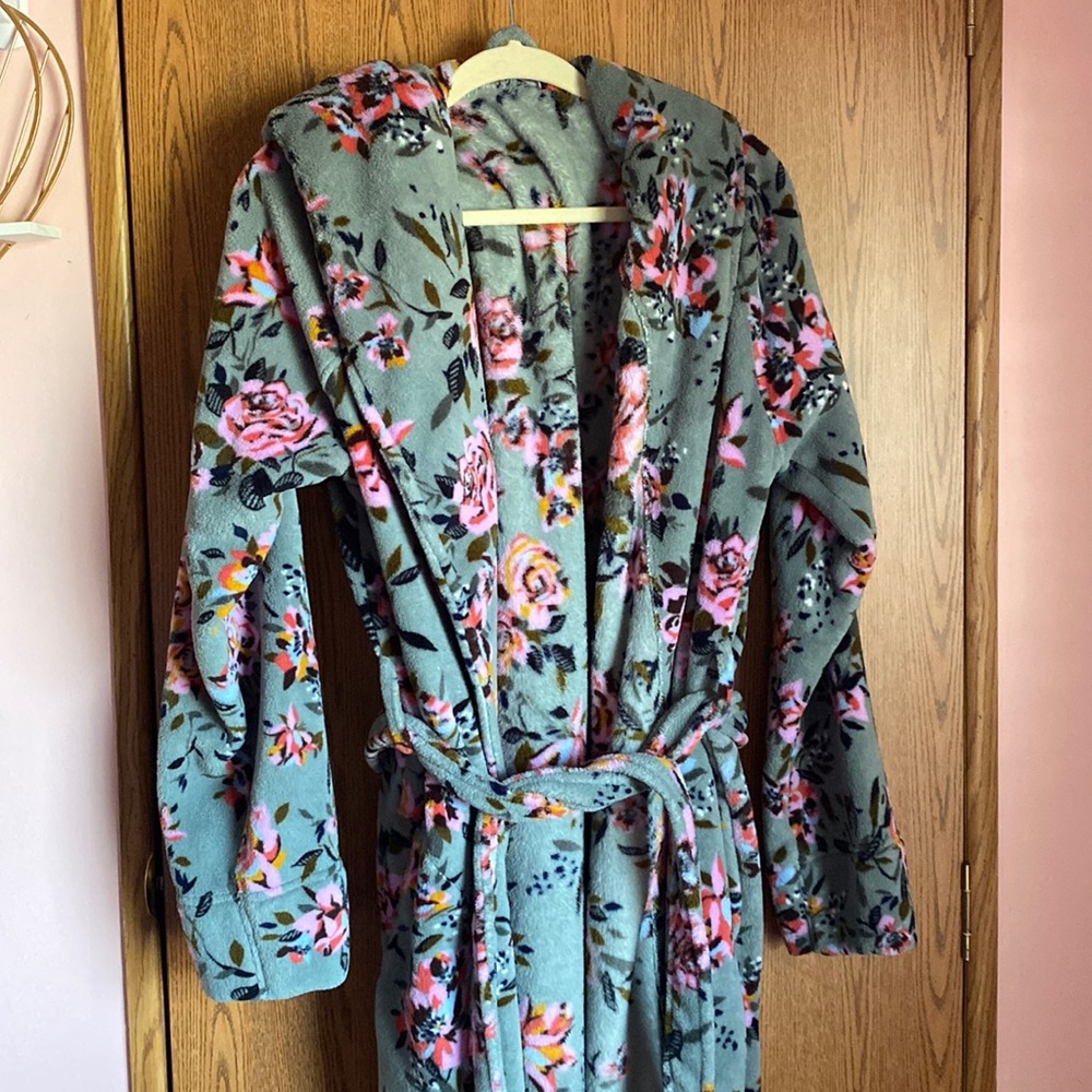 Vera Bradley Fleece Hooded Robe